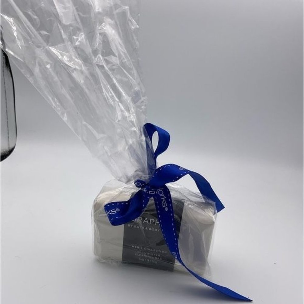 Bath & Body Works Men’s GRAPHITE Shea Butter Cleansing Bar Soap